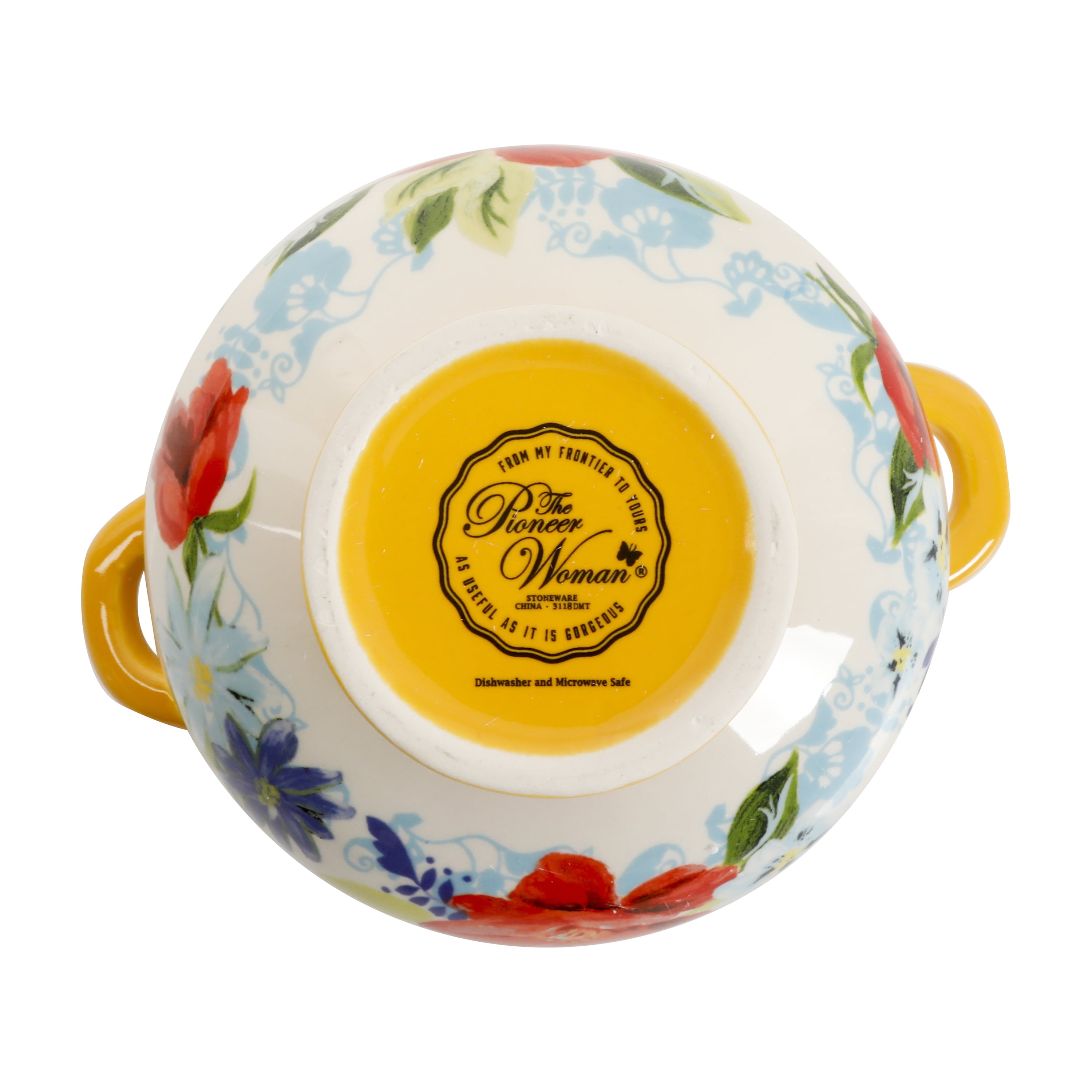 The Pioneer Woman Floral Medley 20-Ounce Soup Bowls， 4-Pack