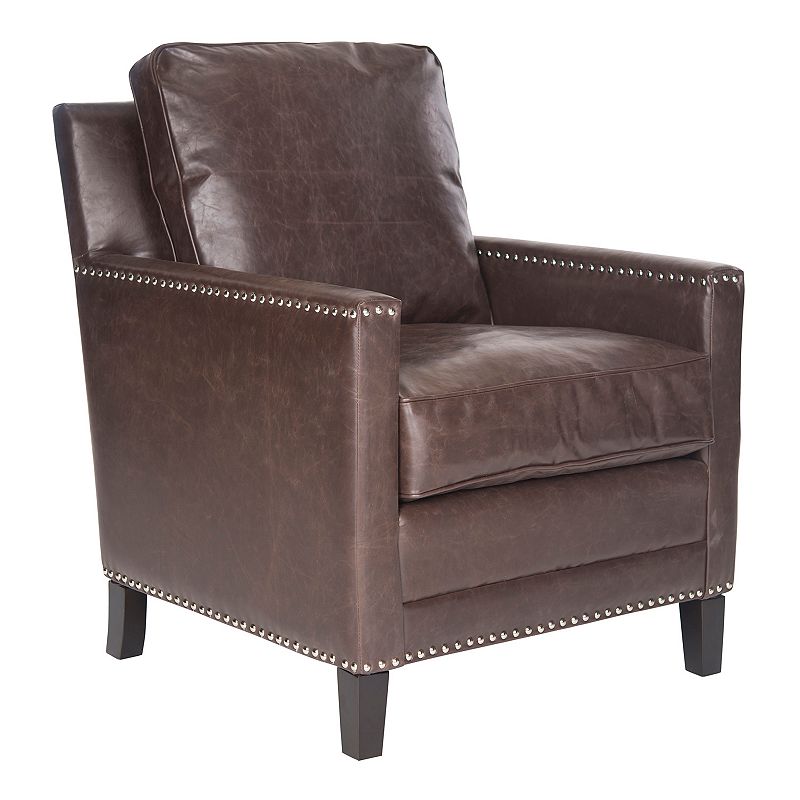 Safavieh Buckler Faux-Leather Club Chair