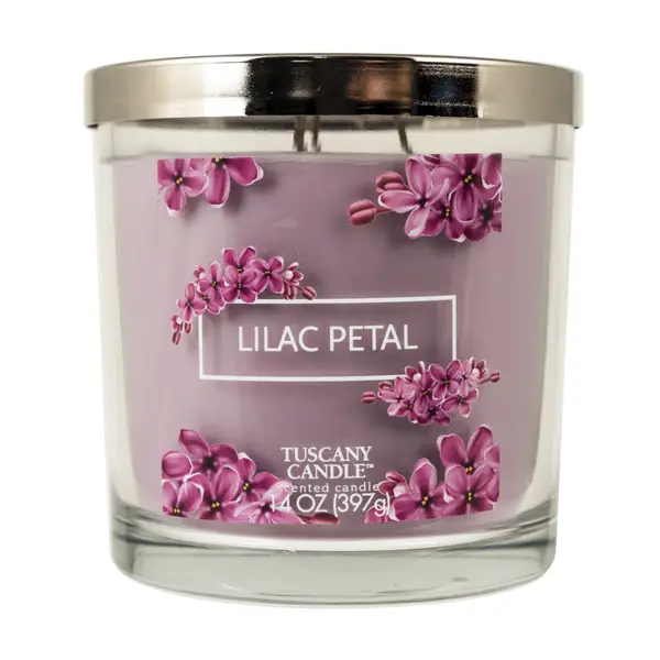 Tuscany Candle Lilac Petal Candle