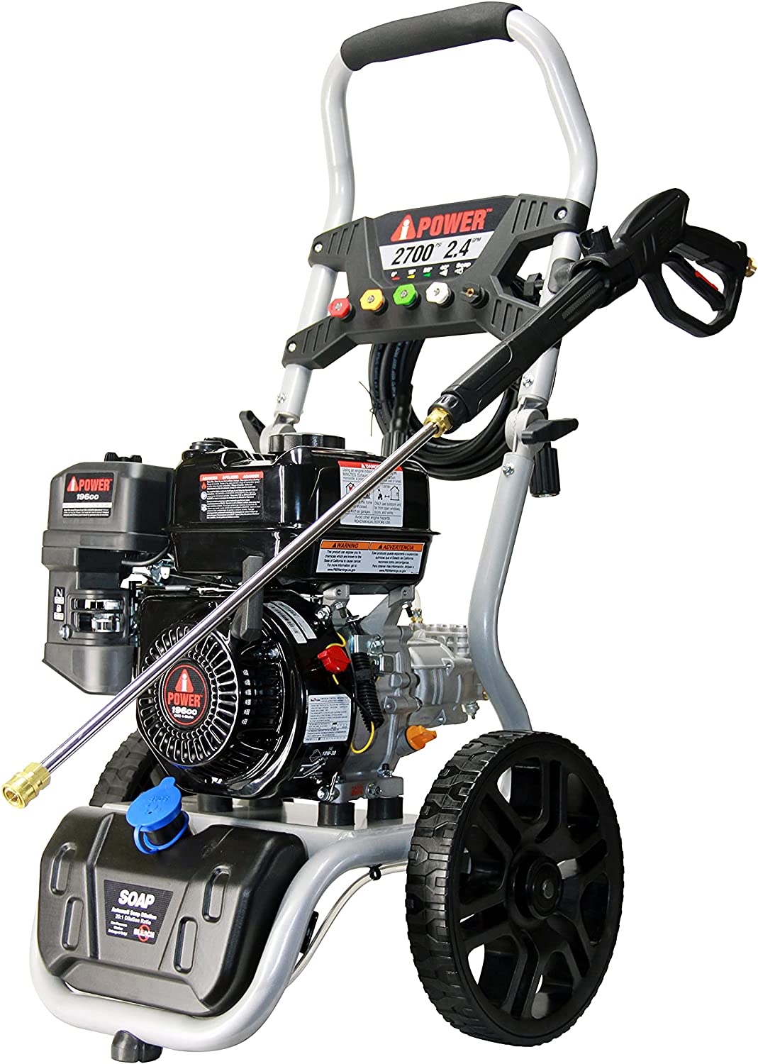 A-IPOWER Power Pressure Washer 2700 PSI Pressure Washer 2.4 GPM PWF2700SH