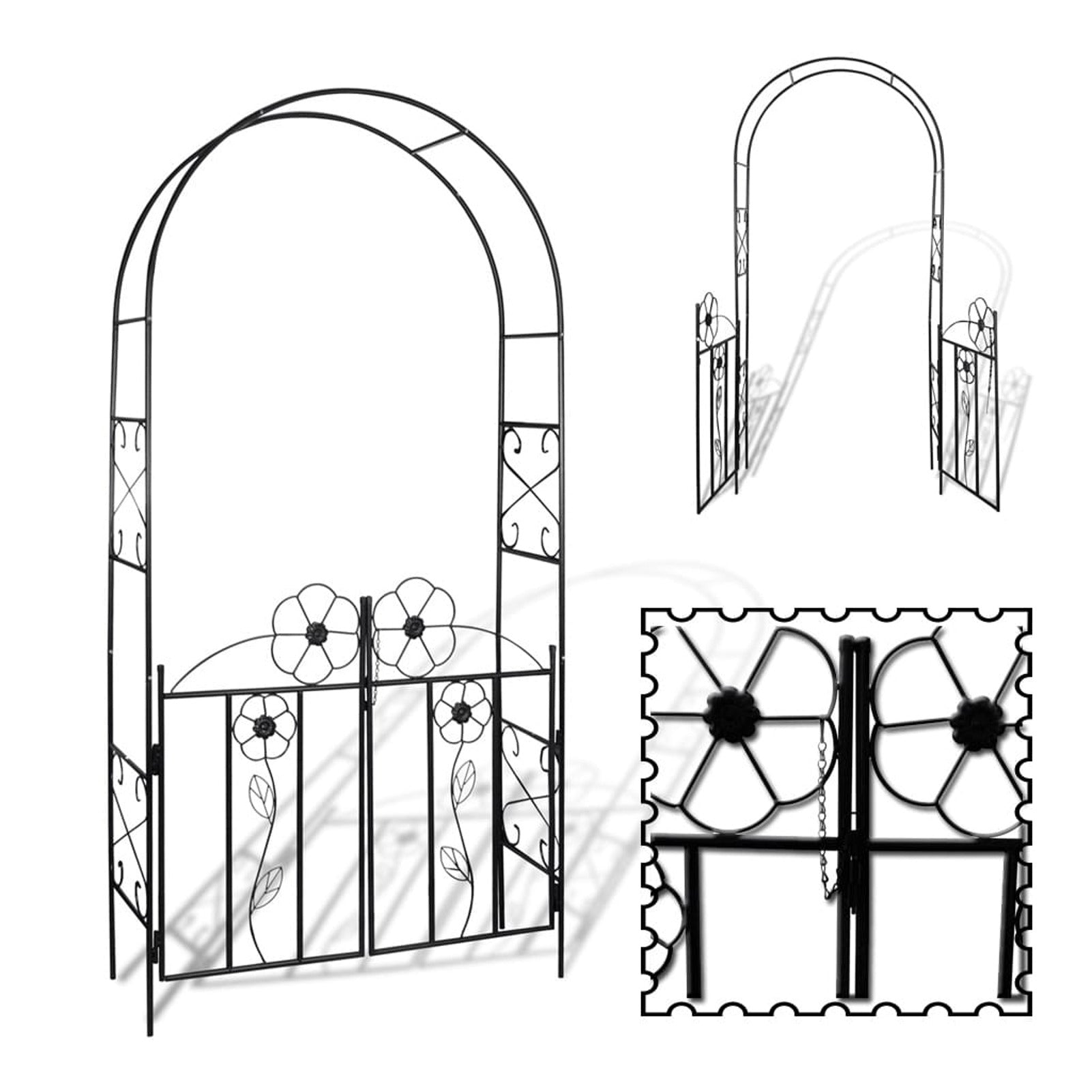 CACAGOO Garden Arch Door