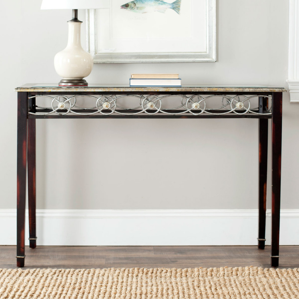 Sadie Console Antique Black   Transitional   Console Tables   by V.S.D Furniture  Houzz