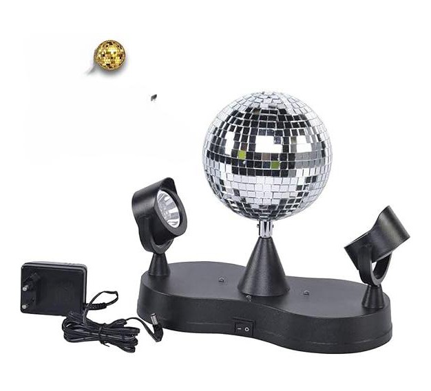 Kicko Disco Light Multi colored Led Revolving Strobe Light Ball