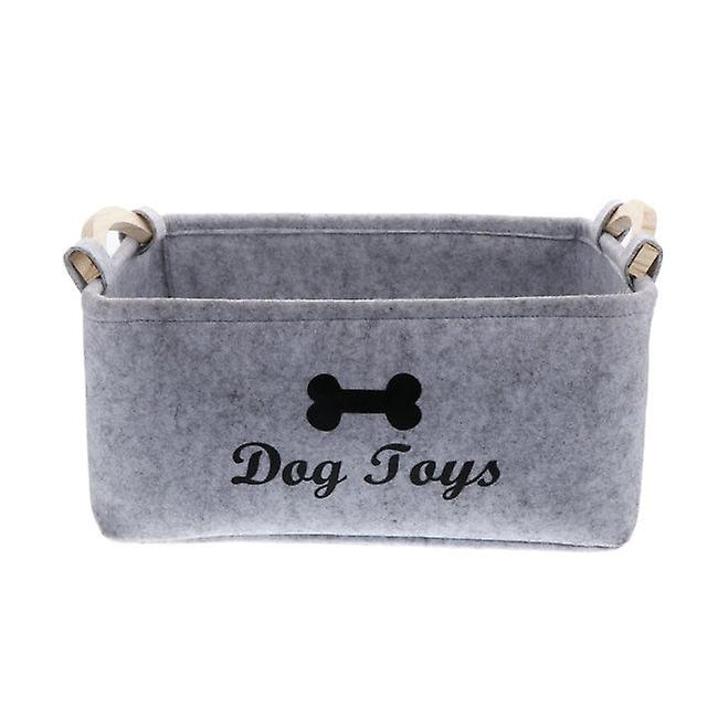 Sturdy dog toys storage basket