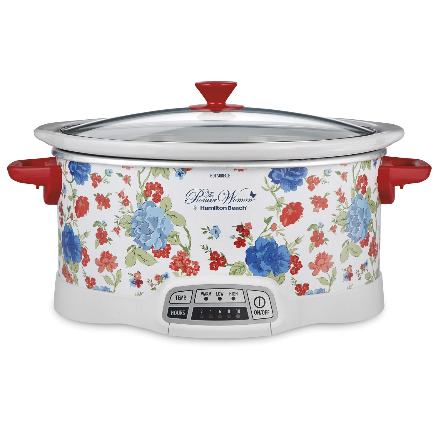 The Pioneer Woman Classic Charm 7qt Programmable Slow Cooker by Hamilton Beach  Crowdfused