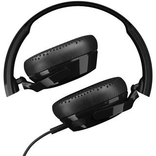 Skullcandy Riff On-Ear Wired Headphones with Microphone in Black S5PXY-L003