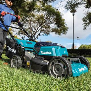 Makita 21 in. 18-Volt X2 (36-Volt) LXT Lithium-Ion Cordless Walk Behind Push Lawn Mower Tool-Only XML07Z