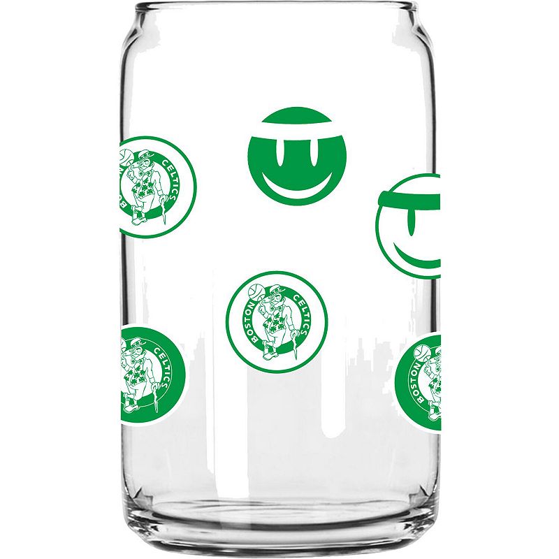 Boston Celtics 16oz. Smiley Can Glass