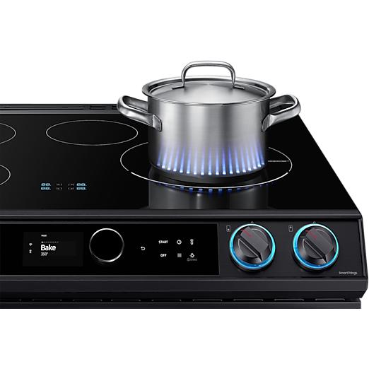  30-inch Slide-in Electric Induction Range with WI-FI Connect NE63T8911SG/AC