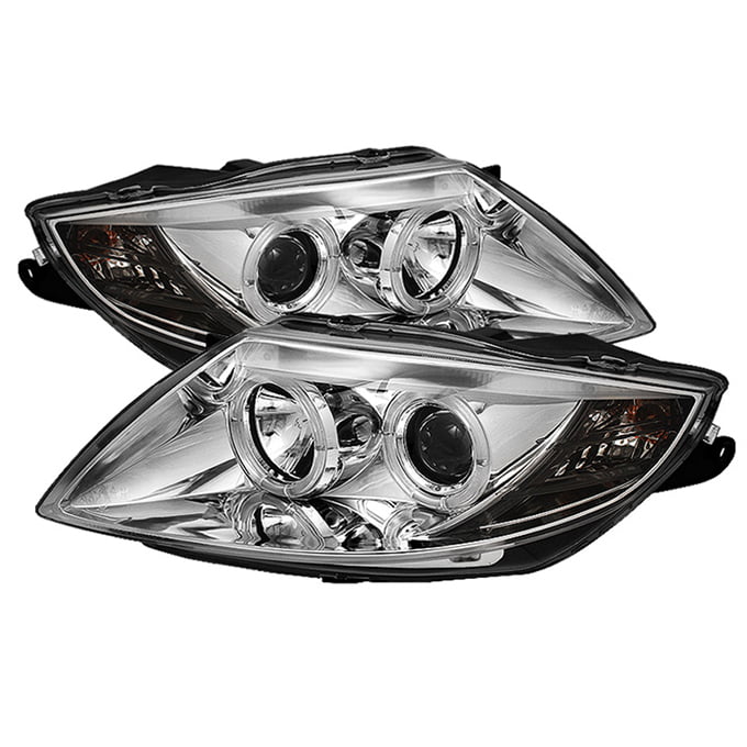 Fits 03-08 BMW Z4 E85 Sport Coupe Roadster Dual Halo Projector LED Headlights