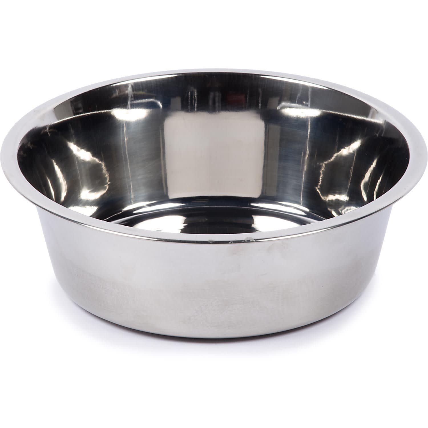 Harmony Non-Skid Brushed Stainless Steel Dog Bowl， 17.5 Cups