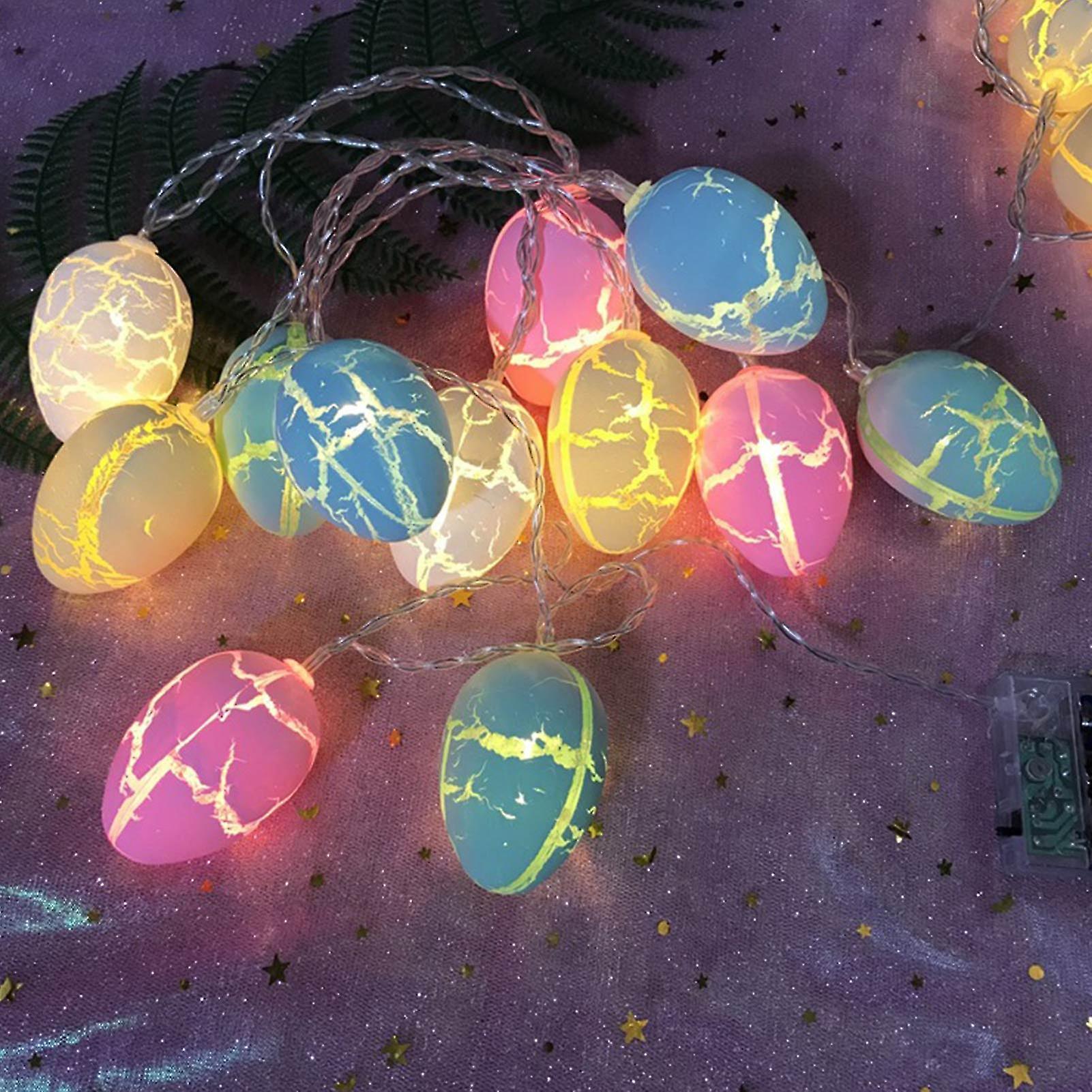 Easter Egg String Light Set Led Egg String Lamp Home Easter Party Decor