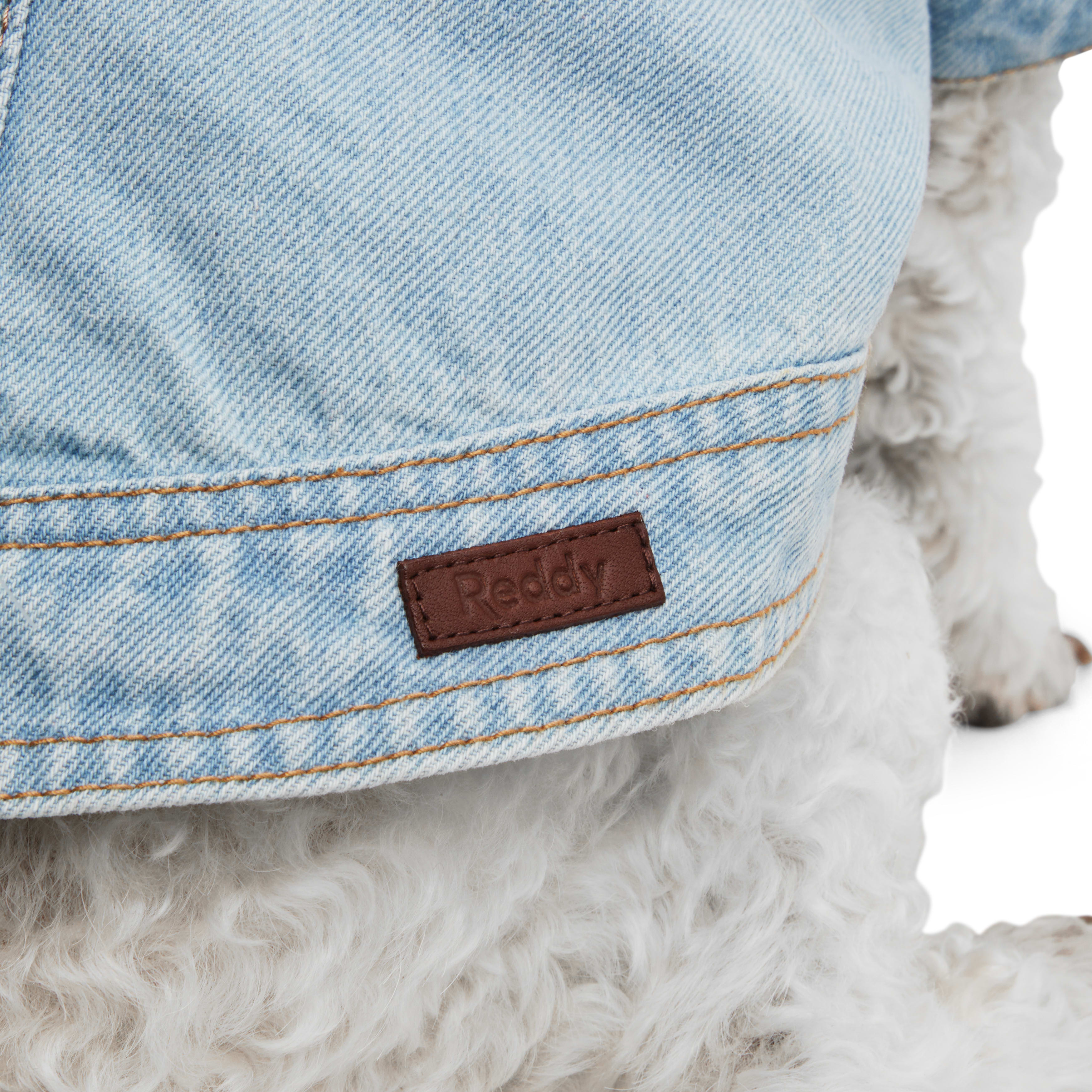 Reddy Lightwash Denim Jacket for Dogs， XX-Small