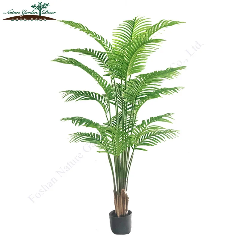 China Supply Fake Palm Plant For Bathroom Life Ornament Artificial Tree Indoor