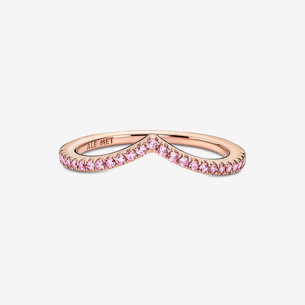 PANDORA  Pandora Timeless Wish Sparkling Pink Ring