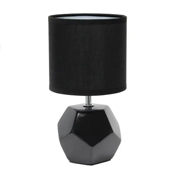 Simple Designs Round Prism Mini Table Lamp