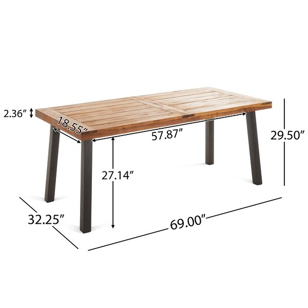 Outdoor Wooden Dining Table