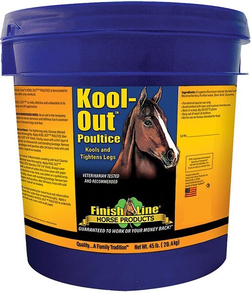 Finish Line Kool Out Sore Muscle and Joint Pain Relief Horse Poultice