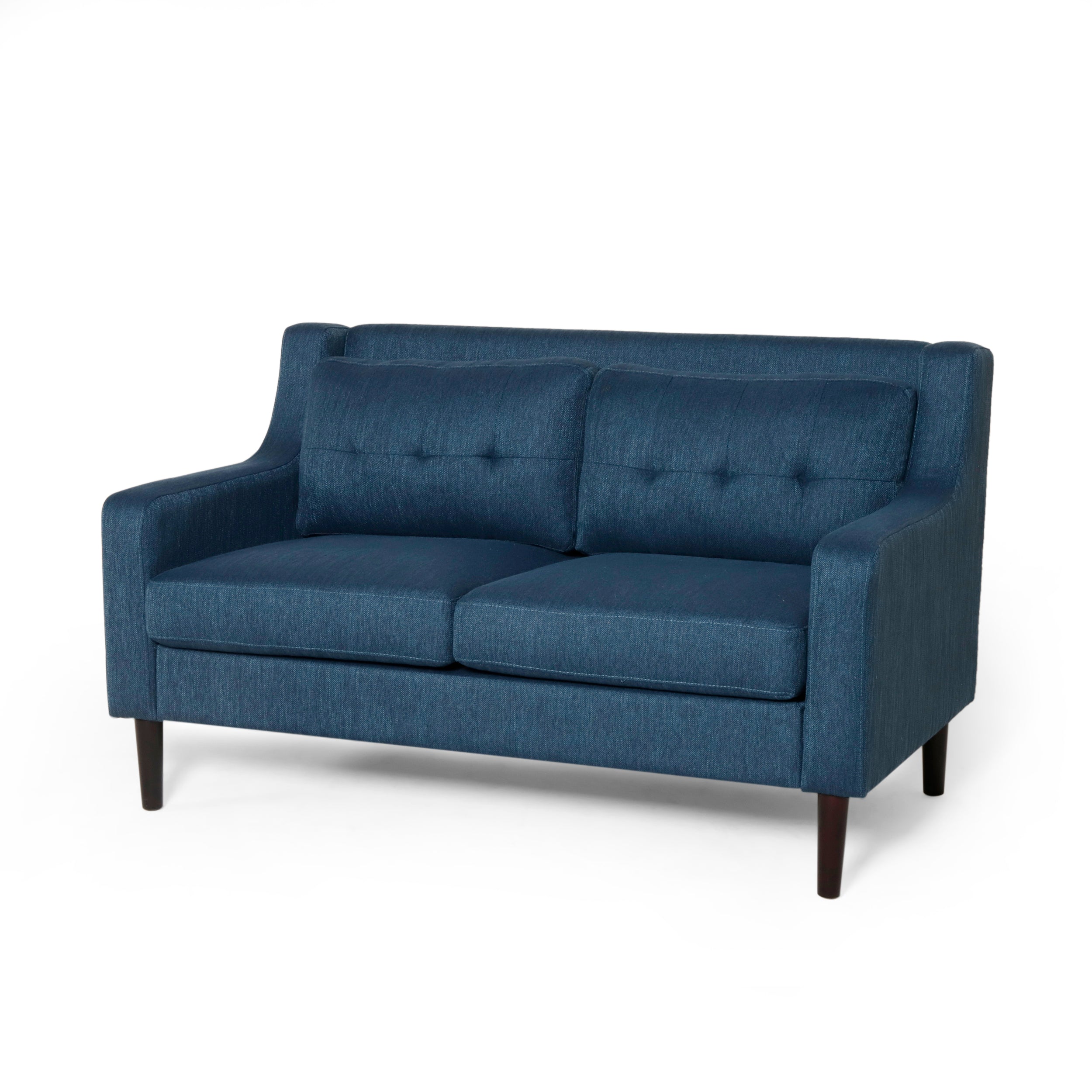 Anaysha Contemporary Fabric Loveseat