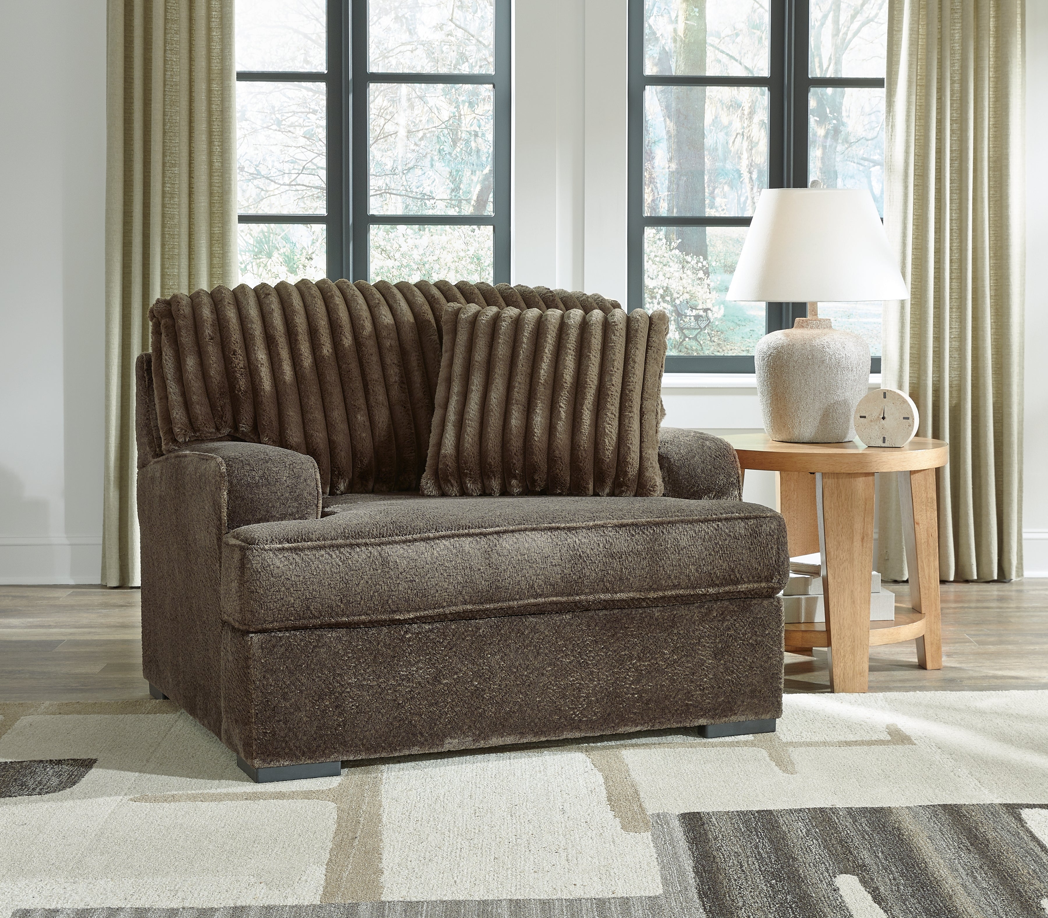 (Online Special Price) Aylesworth Brown Oversized Chair