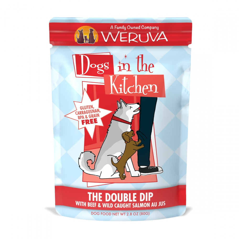 Weruva Dogs in the Kitchen The Double Dip Grain Free Beef and Salmon D