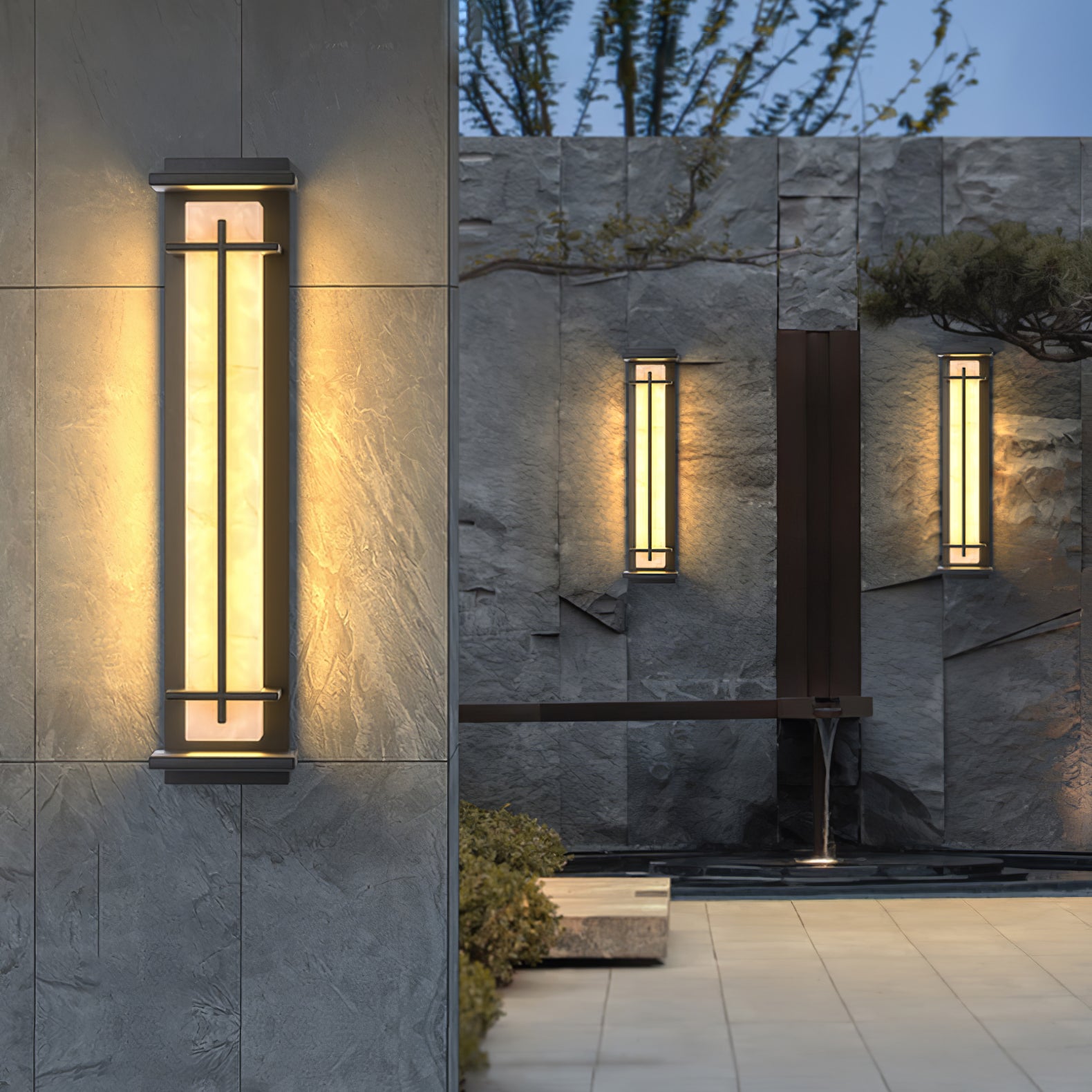 Square Outdoor Wall Light