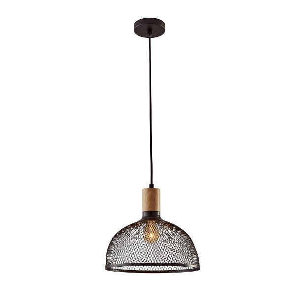 Large Dale Pendant Black Adesso