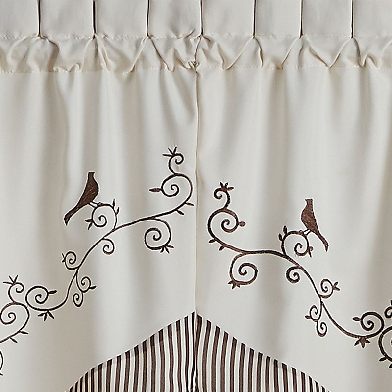 CHF Bird Swag Curtain Pair