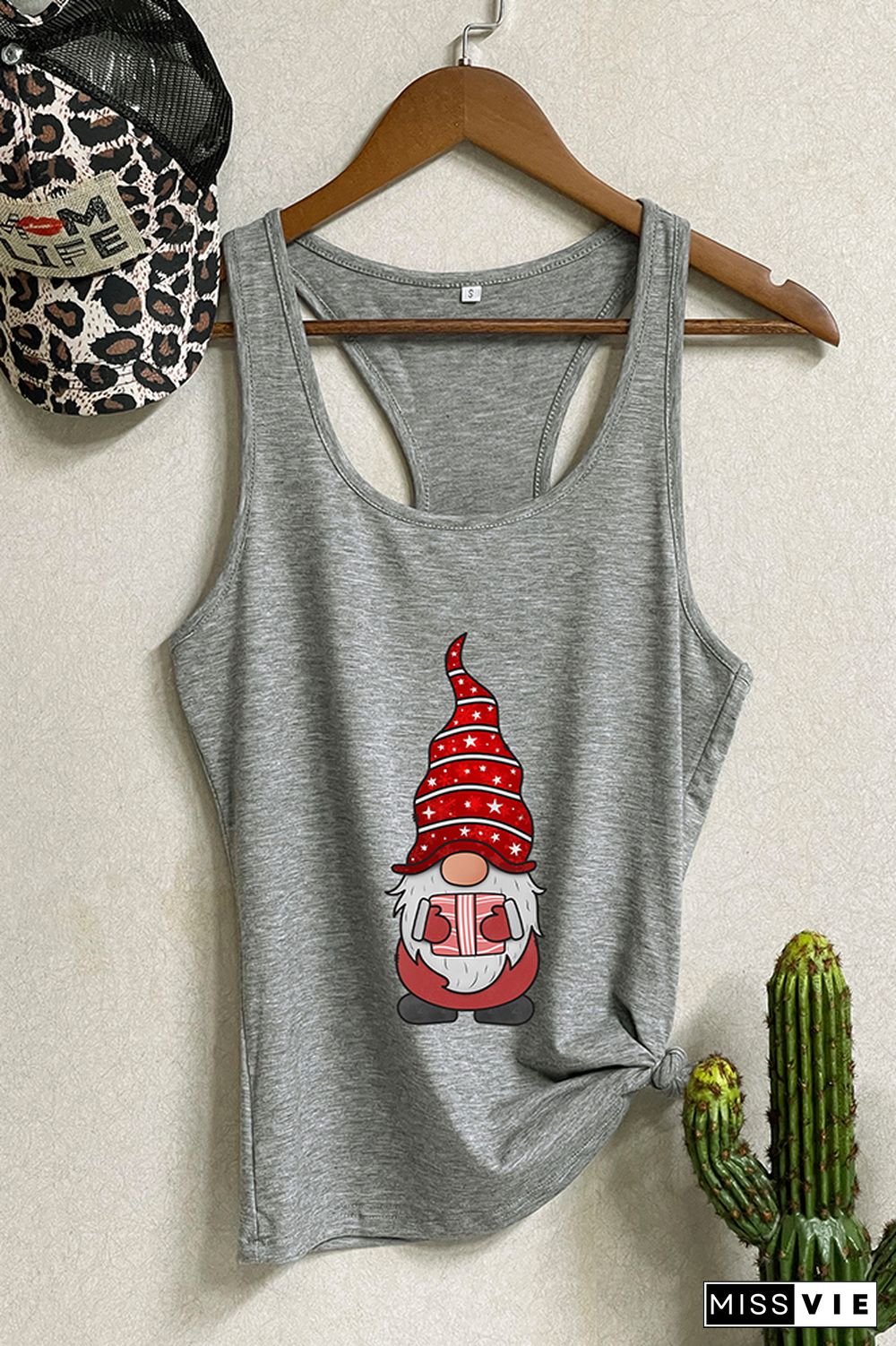 Christmas Gnomes Sleeveless Tank Top Wholesale