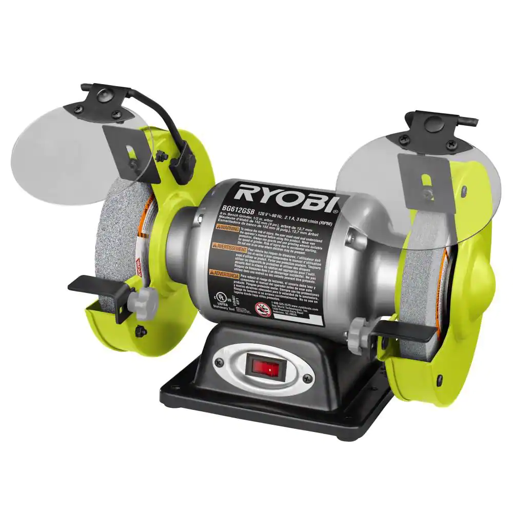 RYOBI BG612G 2.1 Amp 6 in. Grinder with LED Lights