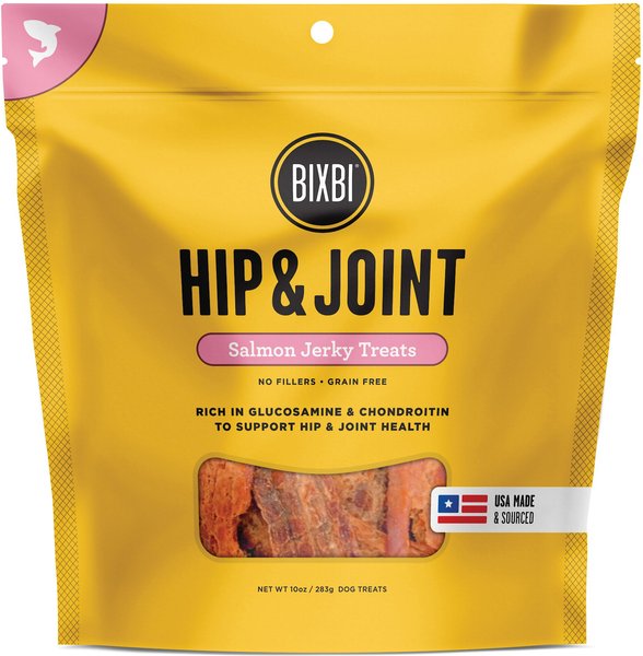 BIXBI Hip and Joint Salmon Jerky Grain-Free Dog Treats