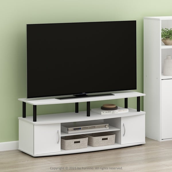 Furinno JAYA Large Entertainment Center Hold up to 55-IN TV