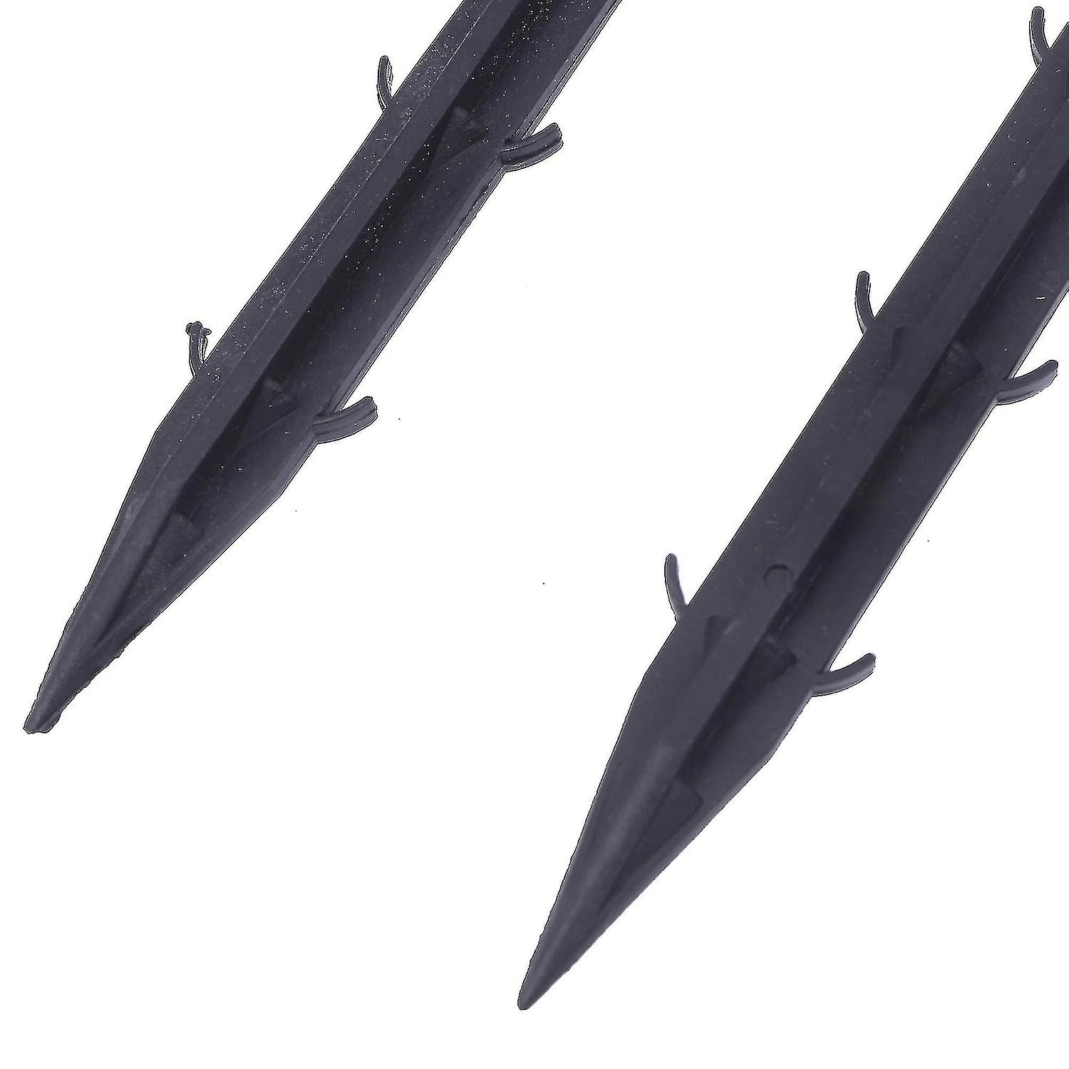 50 Pcs 11cm Black Garden Securing Pegs Landscape Fabric Peg For Securing Weed Fabric Ground Sheet Co