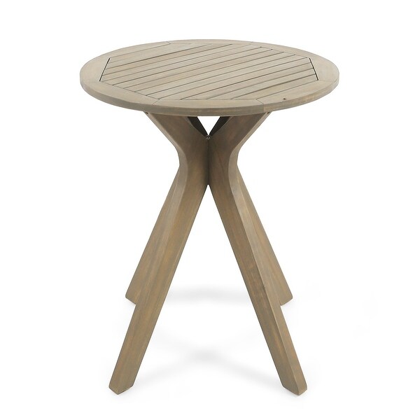 Acacia Wood Outdoor Bistro Table