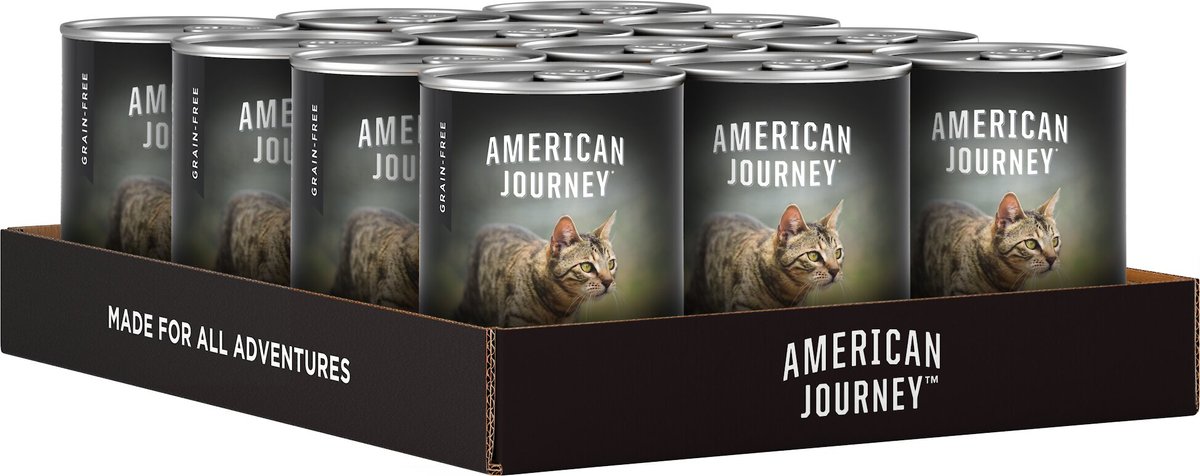 American Journey Paté Poultry and Seafood Variety Pack Grain-Free Canned Cat Food