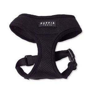 Black Soft Dog Harness