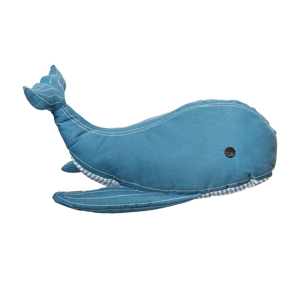 CandF Home Whale Shaped Throw Pillow