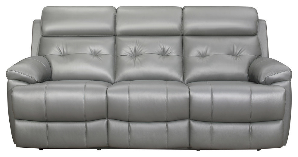 Wallstone Double Reclining Sofa   Contemporary   Sofas   by Lexicon Home  Houzz