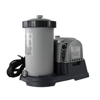 Intex Above Ground Pool Cartridge Filter Pump and Type B Filter Cartridge (5 Pack) 28633EG + 5 x 29005E