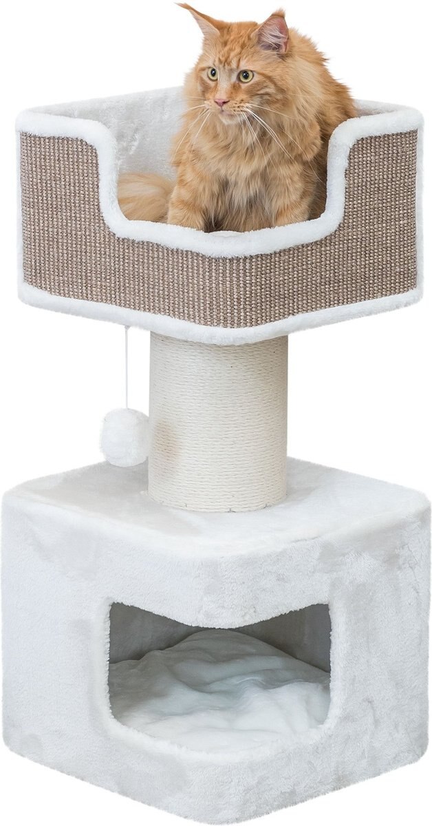 TRIXIE Ava Cat Scratching Post， XX-Large， Brown/White