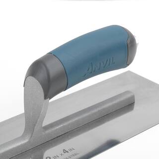 Anvil 12 in. x 4 in. Stainless Steel Trowel 57462