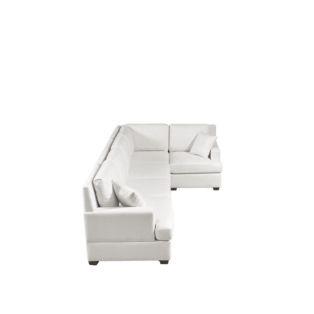 Modern Sectional Modular Sofa with Solid Frame