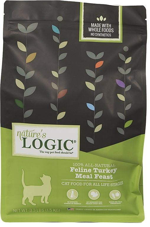 Natures Logic Feline Turkey Meal Feast Dry Cat Food