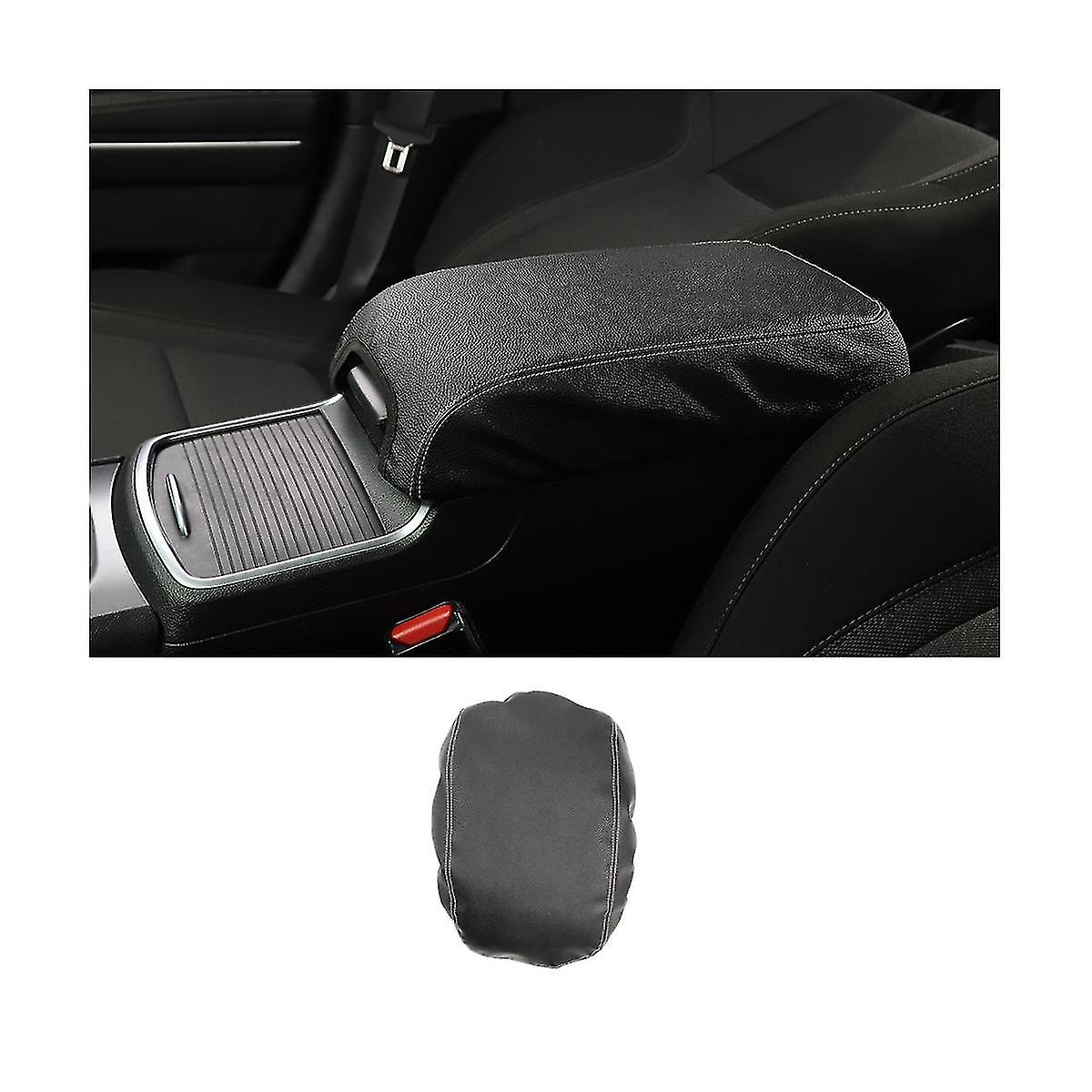 Center Console Cover Armrest Pad Cover Trim For Charger 300c 2011-2023 Accessories - Black