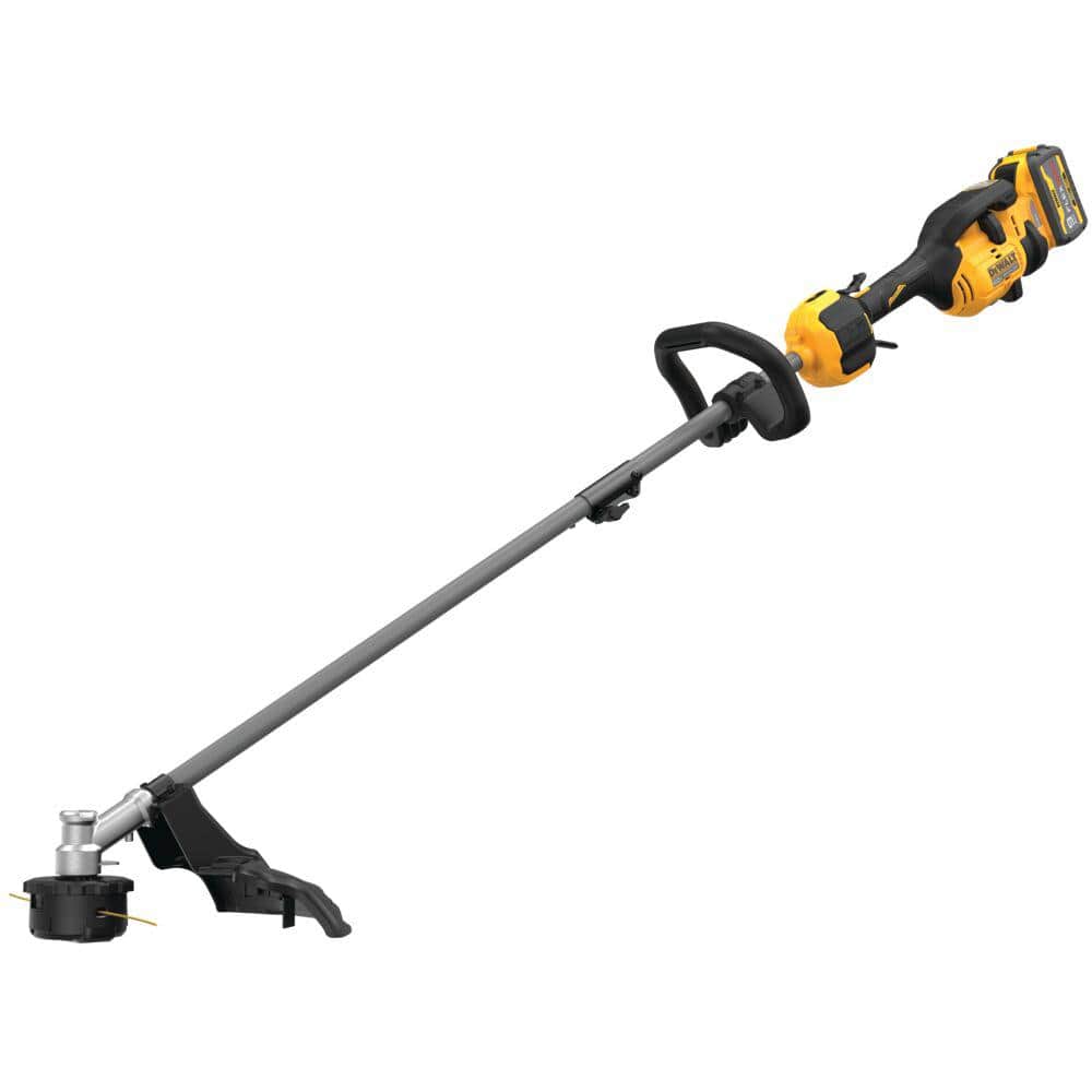 DEWALT 60V MAX Brushless Cordless Battery Powered Attachment Capable String Trimmer Kit, (1) FLEXVOLT 3Ah Battery and Charger DCST972X1