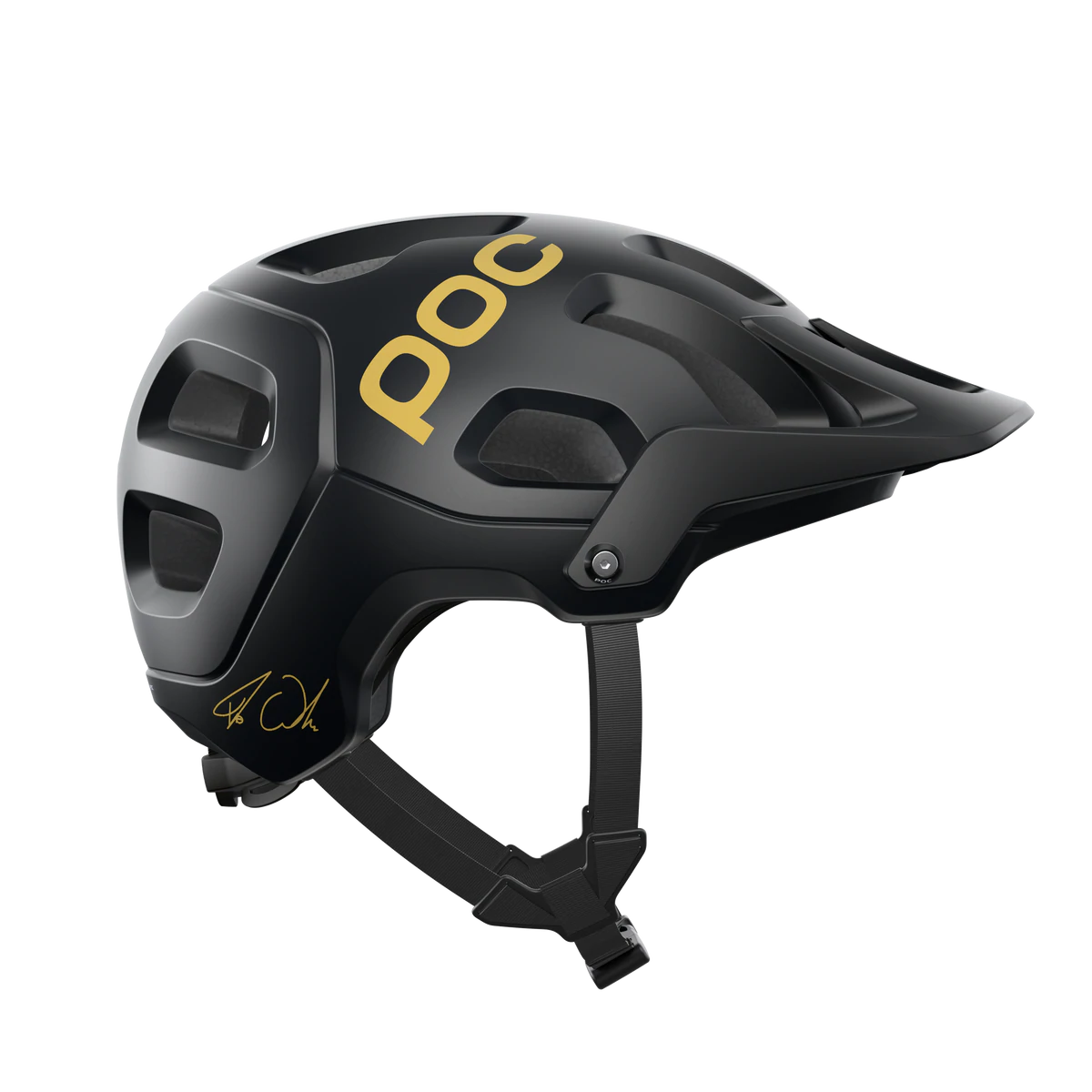 POC Tectal MTB Helmet - Fabio Edition - Uranium Black Matt-Gold