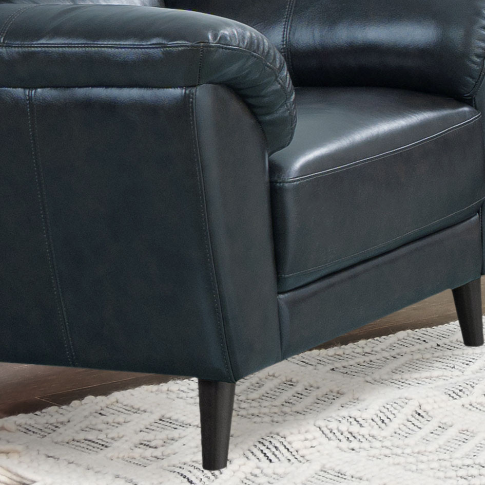 Carnegie Top Grain Leather Loveseat   Midcentury   Loveseats   by Abbyson Living  Houzz