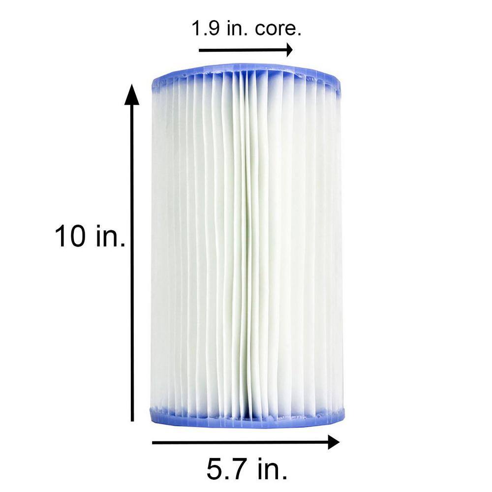 Intex Wall Mount Automatic Pool Surface Skimmer and Filter Cartridge (3-Pack) 28000E + 3 x 29005E