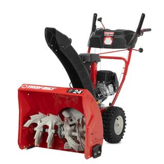 Troy-Bilt Storm 24 in. 208 cc Two- Stage Gas Snow Blower with Electric Start Self Propelled Storm 2420