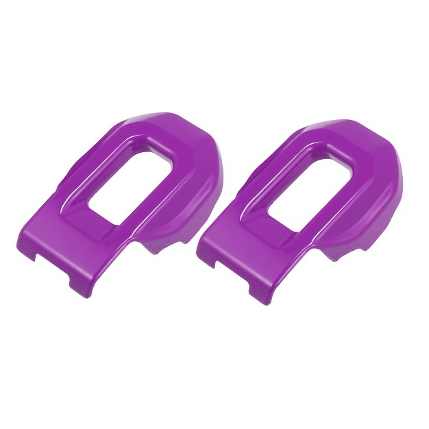 Unique Bargains Hood Latch Lock Catch Brackets Cover For Jeep Wrangler Purple 2pcs